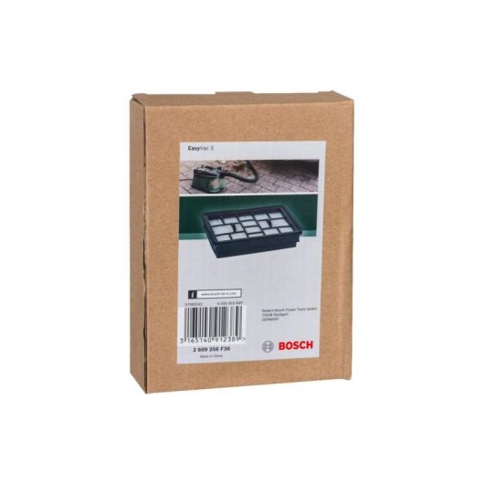 Filtre Bosch EasyVac 3 Noir Blanc pour aspirateur cylindrique