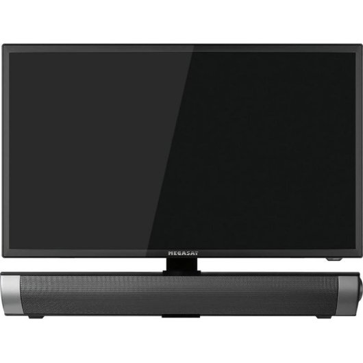 Barra de Som MEGASAT Soundbar I 2.0 12W RMS Com Fios LED Preta