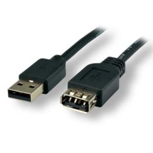 Câble USB MCL MC922AMF-5M/N 5 m USB 2.0 A Mâle/Femelle Noir