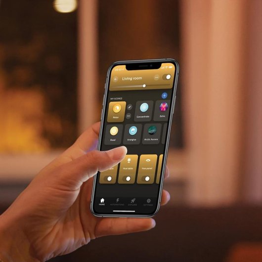 Intelligente Lampe Philips Hue Aurelle rundes Panel Bluetooth warm-kaltweiß