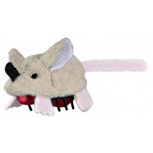 Peluche TRIXIE 45798 pour chat beige avec batterie LR44