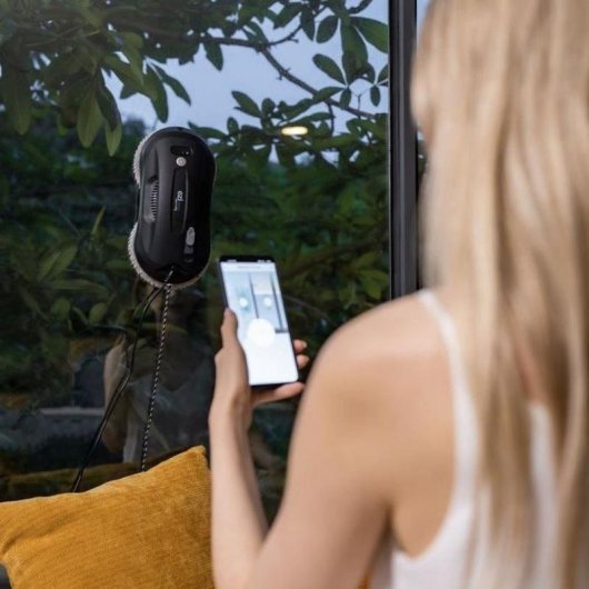 Robot limpiacristales EZICLEAN Windobot S4 Plus Universal Negro