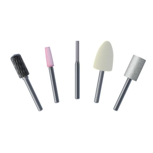 Set Manicure HoMedics MAN-1700 6 Testine Batteria Ricaricabile Bianco