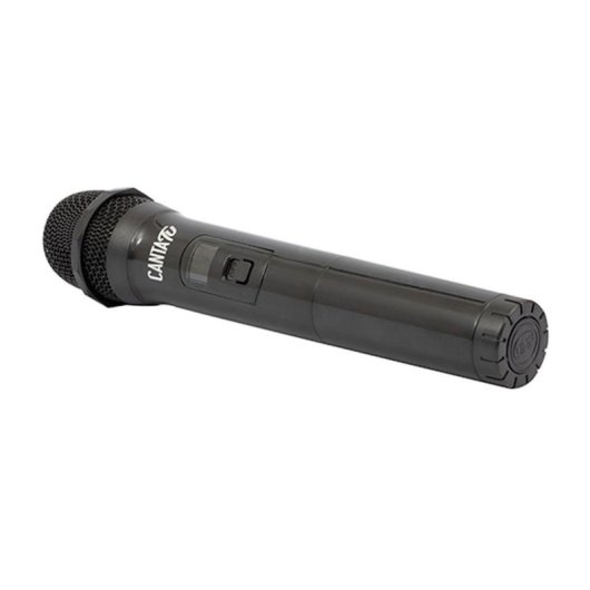 Micrófono Giochi Preziosi DVM150 inalámbrico RF para karaoke negro