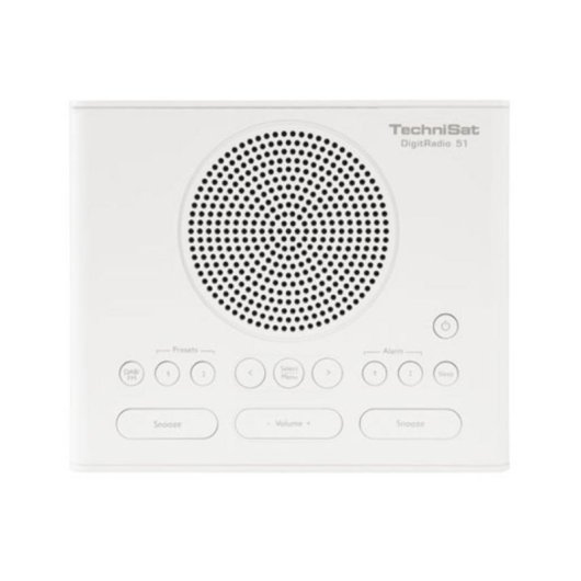 Radio TECHNISAT DigitRadio 51 DAB FM 1,5 W Bianco