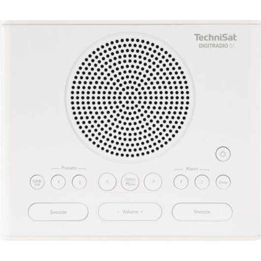 Radio TECHNISAT DigitRadio 51 DAB FM 1,5 W Bianco