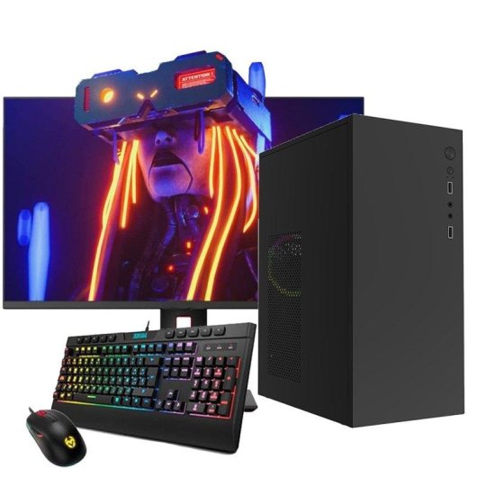 Desktop NeoPC AMD Ryzen 5 3400G 16GB 480GB SSD Windows 11 Pro 27"