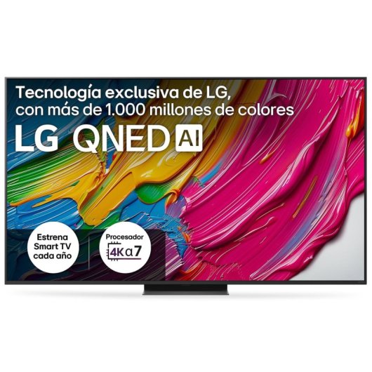 TV LG QNED 86QNED81A6A 86" 4K UltraHD 60Hz Smart TV WebOS HDR10 Pro