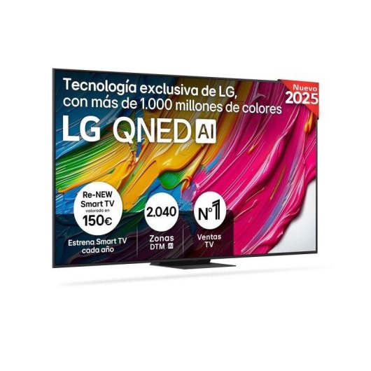 TV LG QNED 86QNED81A6A 86" 4K UltraHD 60Hz Smart TV WebOS HDR10 Pro