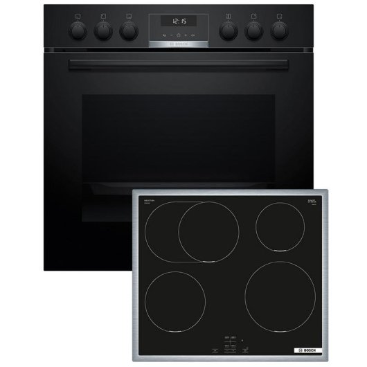 Horno Multifuncional Bosch HEG517BB4 71L Hidrolítico com Temporizador e Grill