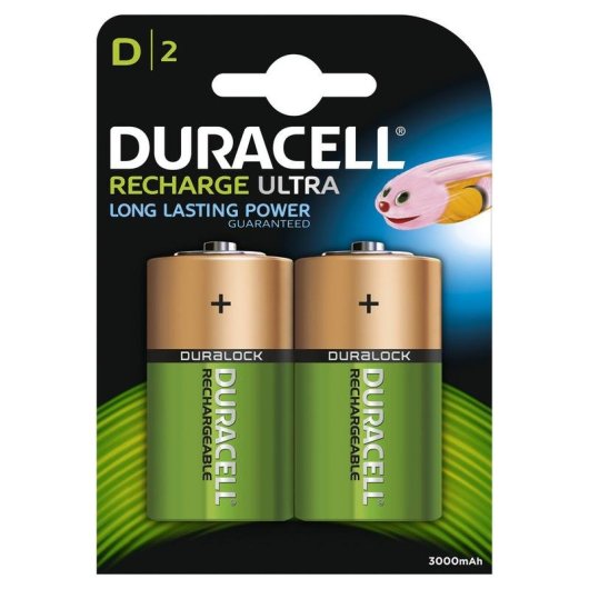 Batterie Duracell 5000394055995 D 1.2V 2200mAh Wiederaufladbar 2 Stuck