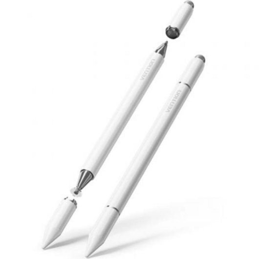 Stylus Vention KQLW0 3 en 1 Magnético para Tablets y Móviles Blanco