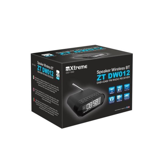Radio XTREME 33192 Reloj DAB FM LCD