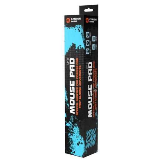 Alfombrilla Canyon MP-10 930mm Noir Multicolore Gaming Base antidérapante
