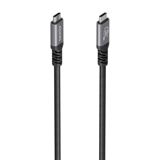 Kabel Aisens USB4 Gen3x2 40Gbps 8K 240W USB-C 2m Schwarz