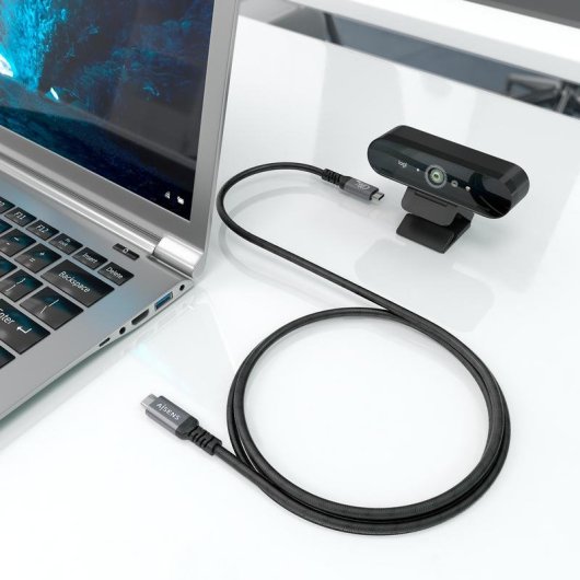 Kabel Aisens USB4 Gen3x2 40Gbps 8K 240W 1,5m Schwarz