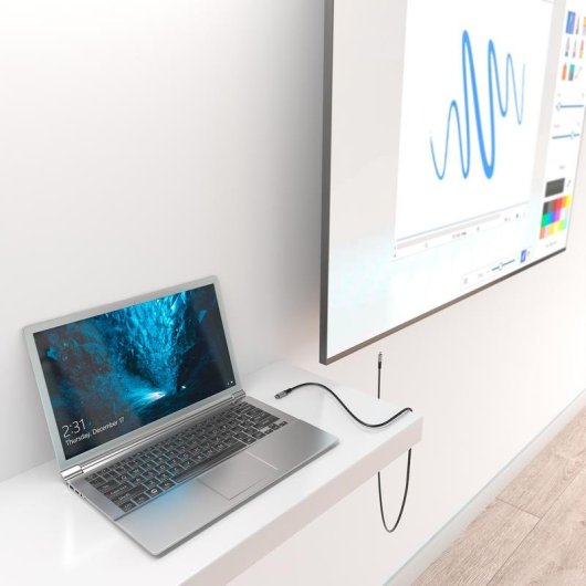 Kabel Aisens USB4 Gen3x2 40Gbps 8K 240W 1,5m Schwarz