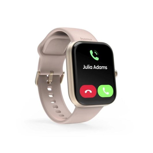 HAMA 5000 Bluetooth 47mm TFT Ouro rosa Pulseira Rosa M IP68 SpO2 Pulsómetro