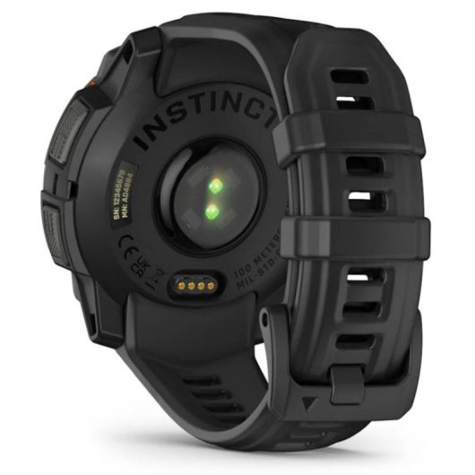 Garmin Instinct 3 Solar Bluetooth GPS 45mm MIP Schwarz Unisex Wasserdicht 10ATM SpO2 Puls