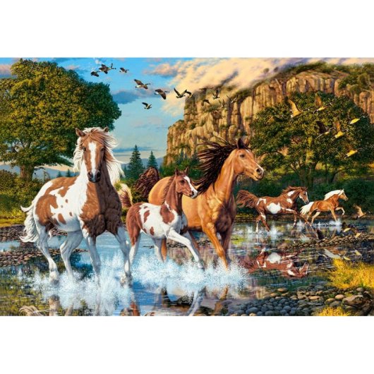 Puzzle Castorland C-104789-2 1000 pieces Animaux 9 ans