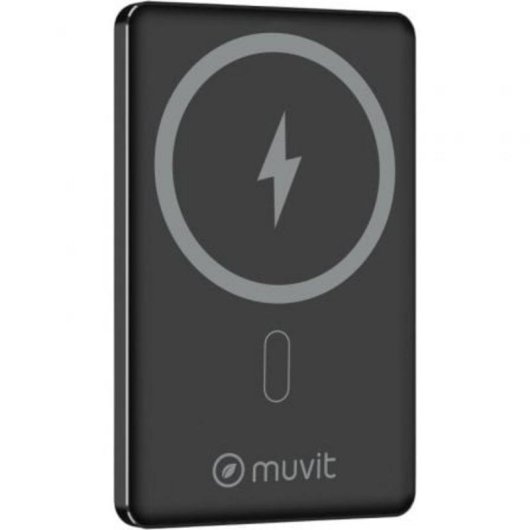 Powerbank Muvit For Change 5000mAh 20W Wireless Preto