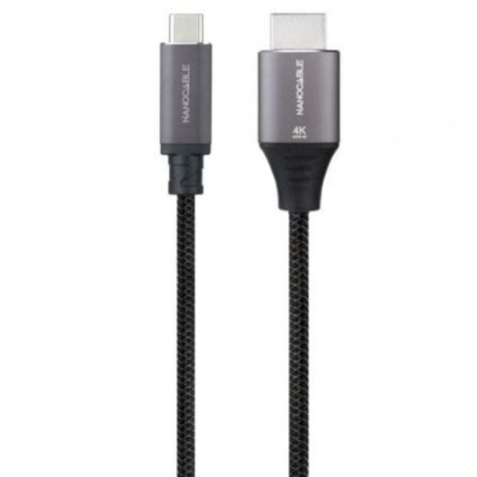 Adattatore Nanocable 10.15.5262 USB-C HDMI 2.0 4K 60 Hz 1,8 m Nero