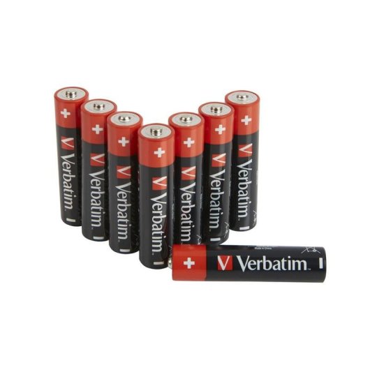 Batterie VERBATIM 49502 AAA 1,5 V 8er Pack hohe Leistung