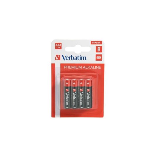 Batterie VERBATIM 49502 AAA 1,5 V 8er Pack hohe Leistung