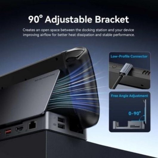 Docking Station Vention TPZH0 USB-C 2xHDMI 4K 3xUSB PD RJ45