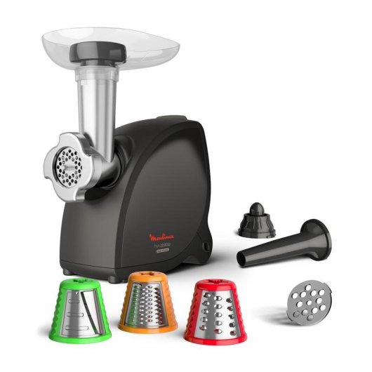 Fleischwolf Moulinex ME4728 2000 W Schwarz Edelstahl Zubehör