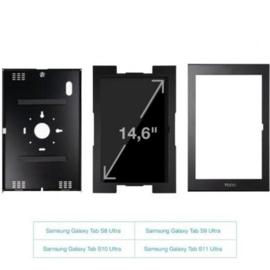 Marco Antirrobo TooQ para Tablets 14.6" Compatible con Samsung