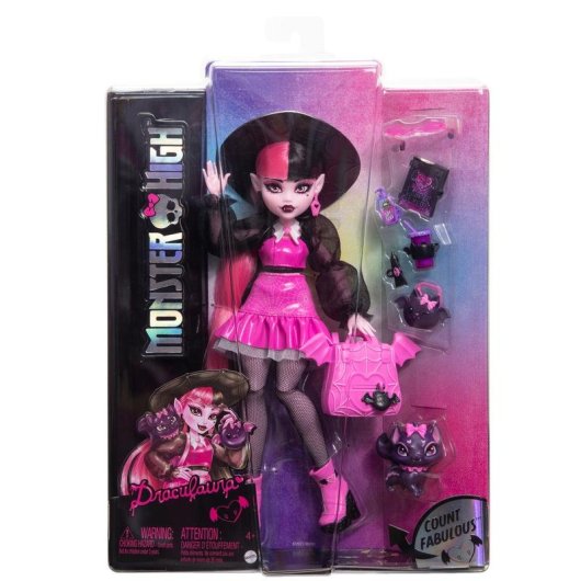 Muñeca MATTEL Monster High Draculaura G3 Core Refresh 35 cm