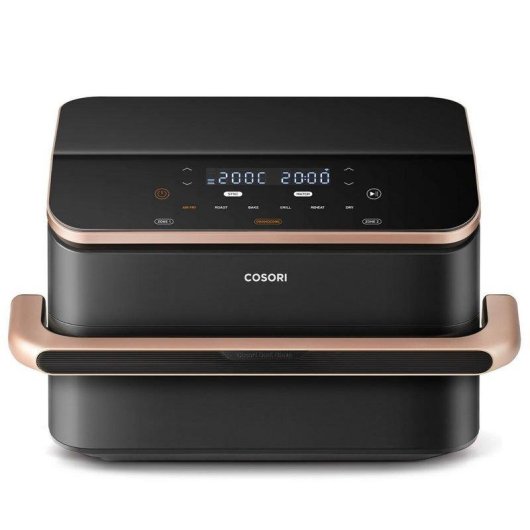 Freidora de aire Cosori Dual Blaze Twinfry de 10 litros con revestimiento cerámico libre de PFAS, 6 en 1