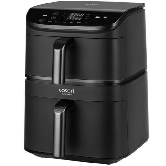 Airfryer Cosori Turbo Tower Ceramic 10,8 L 2630 W Dubbele Mand