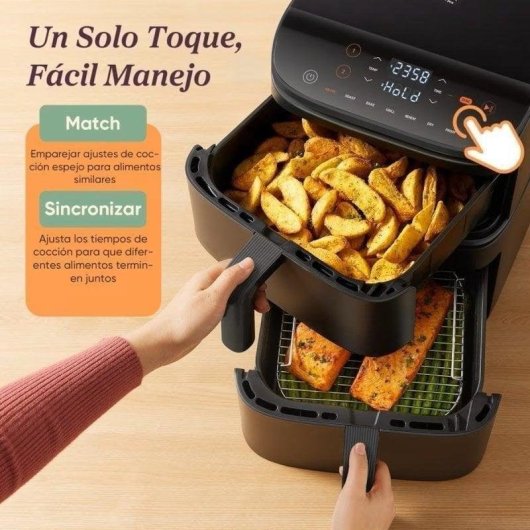 Airfryer Cosori Turbo Tower Ceramic 10,8 L 2630 W Dubbele Mand