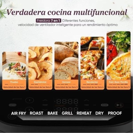 Airfryer Cosori Turbo Tower Ceramic 10,8 L 2630 W Dubbele Mand