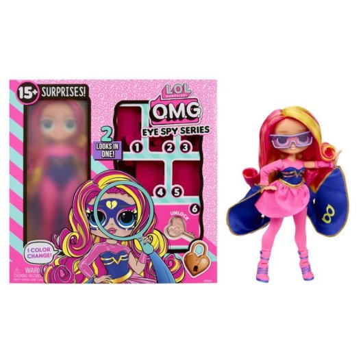 Boneca L.O.L. Surprise! OMG Eye Spy Superhero Multicolor 26 cm