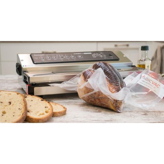 Envasadora a vacuo MAGIC VAC Jumbo 30 Premium Preto Inox