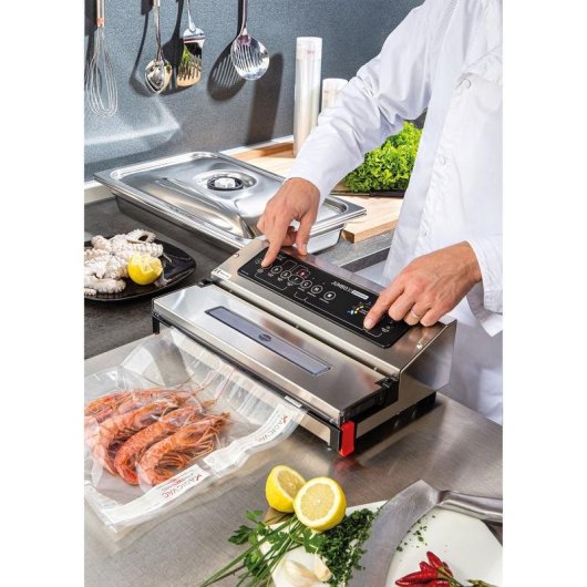 Envasadora a vacuo MAGIC VAC Jumbo 30 Premium Preto Inox