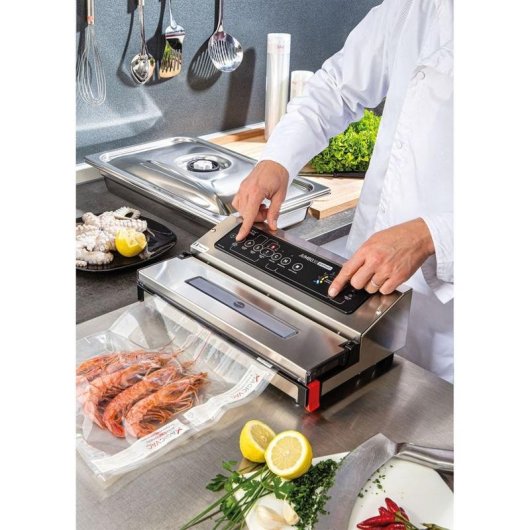 Envasadora a vacuo MAGIC VAC Jumbo 30 Premium Preto Inox