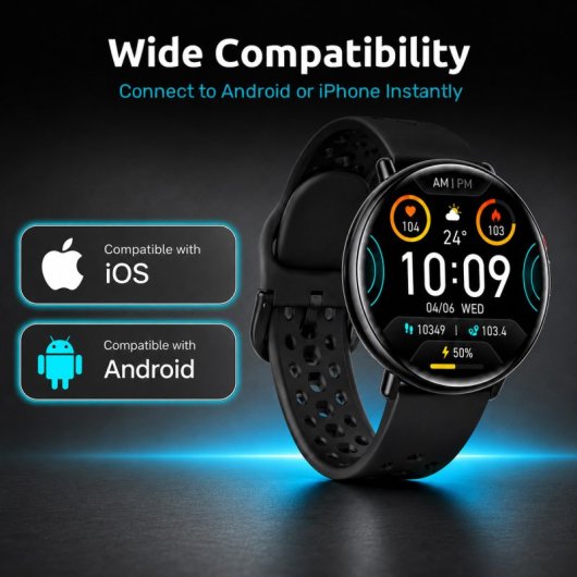 Nilait Watch Nova Pro Smartwatch AMOLED 1.43" GPS Integrado IA Llamadas Bluetooth IP68 (Negro)
