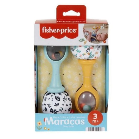 Sonajero Fisher-Price HMF34 Multicolorido Sonoro 3-18 Meses