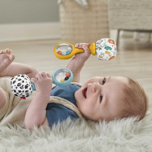 Sonajero Fisher-Price HMF34 Multicolorido Sonoro 3-18 Meses