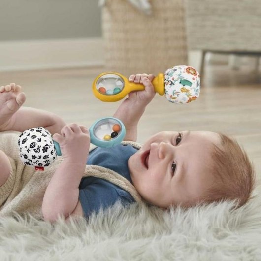 Sonajero Fisher-Price HMF34 Multicolorido Sonoro 3-18 Meses
