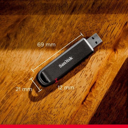 Memoria USB Sandisk Extreme PRO 1 TB USB 3.2 Gen 2 1000 MB/s Negra