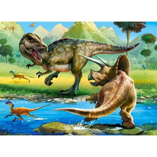 Puzzle Castorland B-070084 70 Teile Dinosaurier ab 5 Jahren