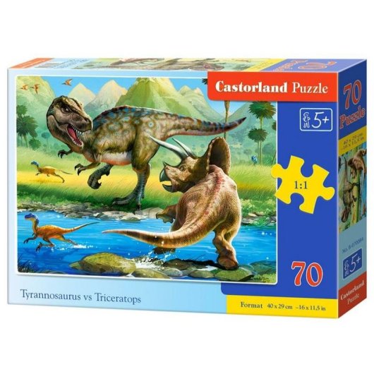 Puzzle Castorland B-070084 70 Teile Dinosaurier ab 5 Jahren