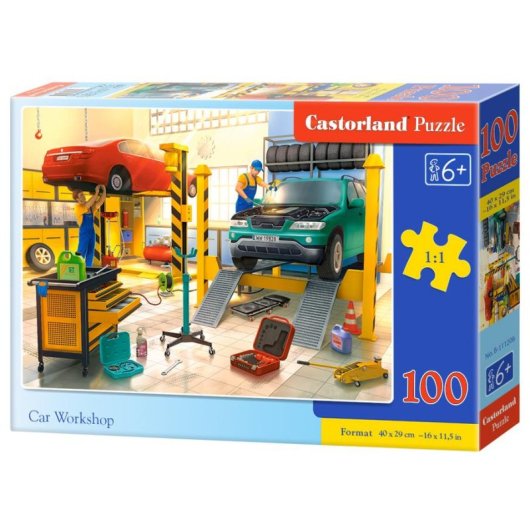 Puzzle Castorland B-111206 100 Teile Fahrzeuge 6 Jahre