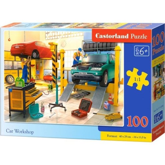 Puzzle Castorland B-111206 100 Teile Fahrzeuge 6 Jahre