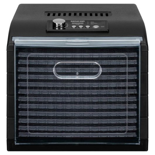 Deshydrateur Sencor SFD 6600BK Noir LCD 500W 12 plateaux